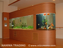 ナニワ商事 アクアリウム事業部 水槽設置例2 ナニワ商事 アクアリウム事業部 水槽設置例2